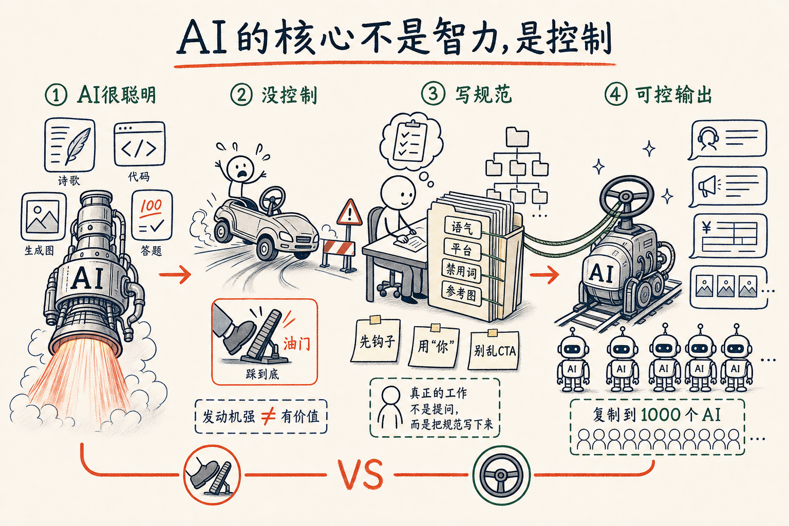 AI 的核心不是智力，是控制